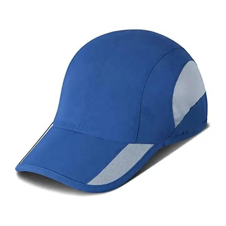 Custom Logo Print Quick Dry Lightweight Breathable Waterproof Unstructured Soft Running Sport Cap Baseball Hat for Outdoor Beach