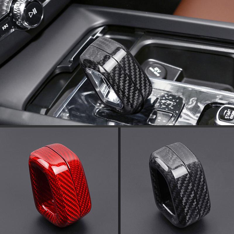 

Настоящее углеродное волокно для Volvo XC60 S90 C40 XC90 V90, головка центрального управления, декоративная крышка, аксессуары для Volvo Gear