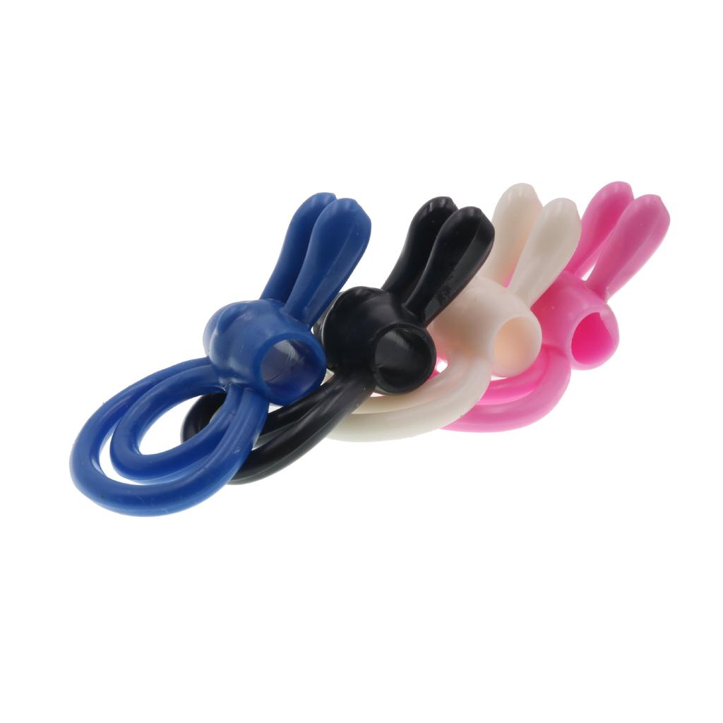 Silicone Penis Ring Binding Fastening Scrotum Sex Tools Sex Toys TPR Soft Rubber Double Ring Can Be Used for Gift Distribution