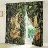 Forest Elves Printed Curtain for Home Decor - Rod Pocket Window Treatment for Bedroom, Kitchen, Living Room