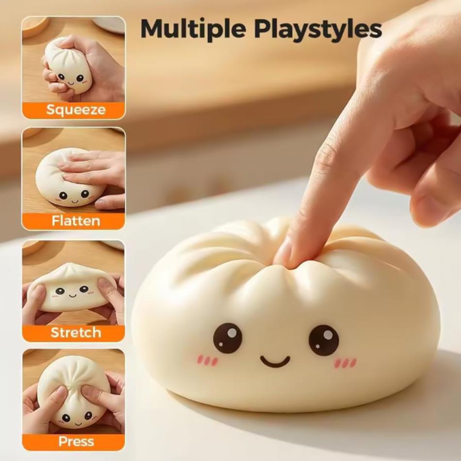 Barevné knedlíkové squishy stresové míčky Znovupoužitelné Nízký odskok Dekompresní hračky Těstová koule Jedinečná domácí dekorace Dárky