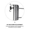 2 Pcs Sun Umbrella Plug Base Stands Pole Holders Beach Anchor Steel Sand Stakes Fixators