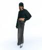 INSILENCE WOMEN Soft Cable Crop Knit Black
