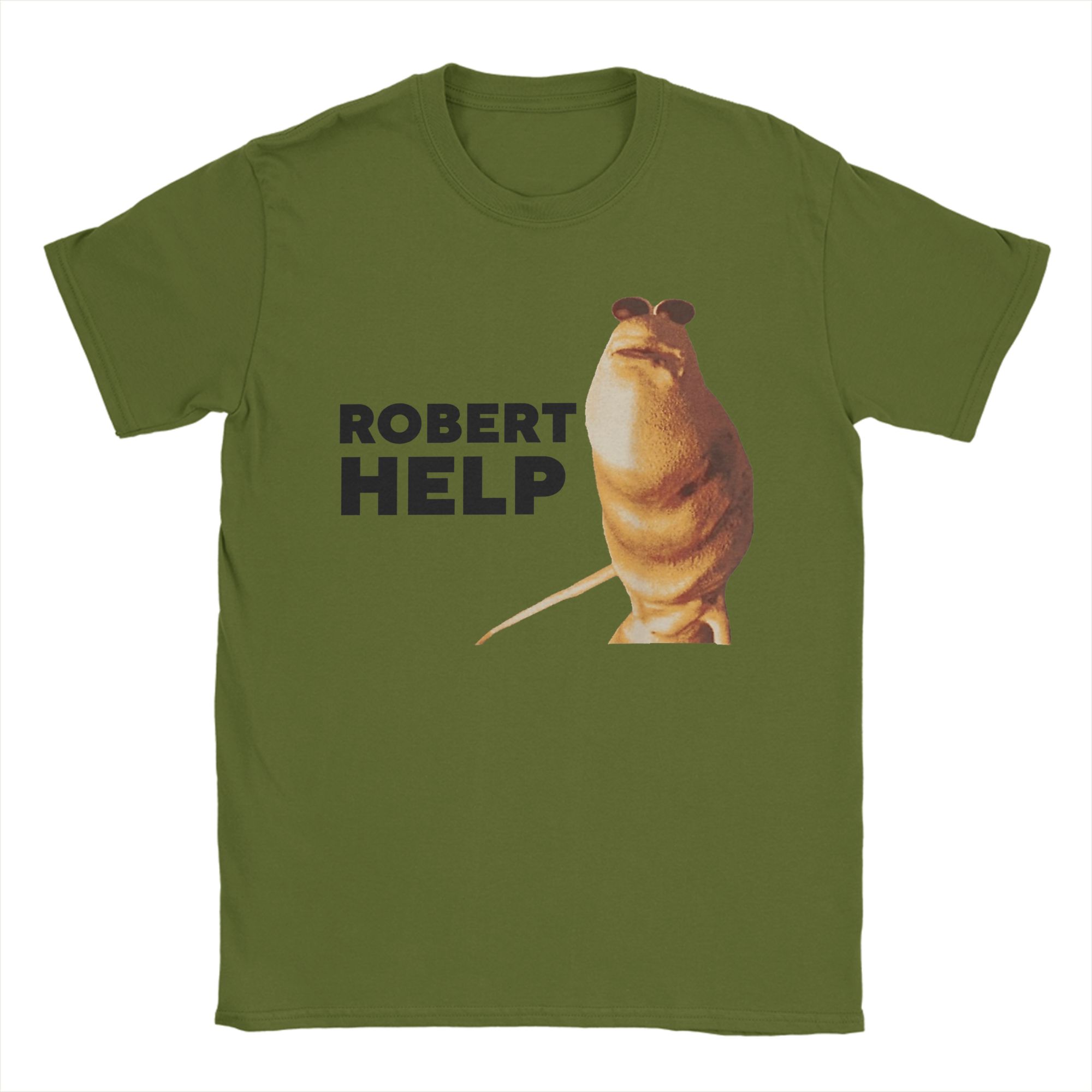 

Мужские футболки Robert Help Marcus The Worm Новинка 100% хлопок футболка с коротким рукавом футболки с круглым вырезом одежда подарок на день рождения 4XL
