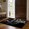 Singer Oozzy Osbourne Floor Mat Soft Flannel Absorbent Mat Non-Slip Rug Home Bedroom Bathroom