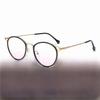 Fashion Flat Lens Eyeglasses With Tr Metal Frame For Daily Use And Gift