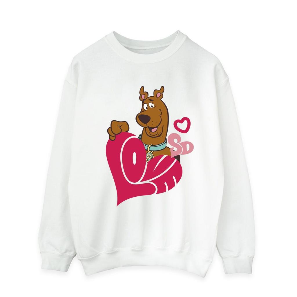 Scooby Doo Herren Love Heart Sweatshirt
