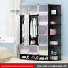 Vanden Minimalist Plastic Wardrobe: Children's & Adult Bedroom/Dorm Single Resin Storage Closet