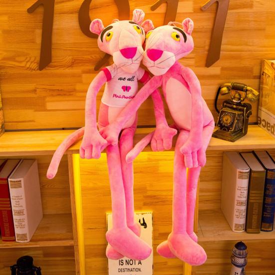 60cm Tegneserie Rosa Panter Dyr Myk Klembar Dukke Utstoppet Plysjleketøy Barn Gave