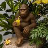 Drinking Ornament Resin Figurine Sasquatch Wine Lover Figurine Resin Statue for Home Office Decor Wild Man Sculpture Desktop