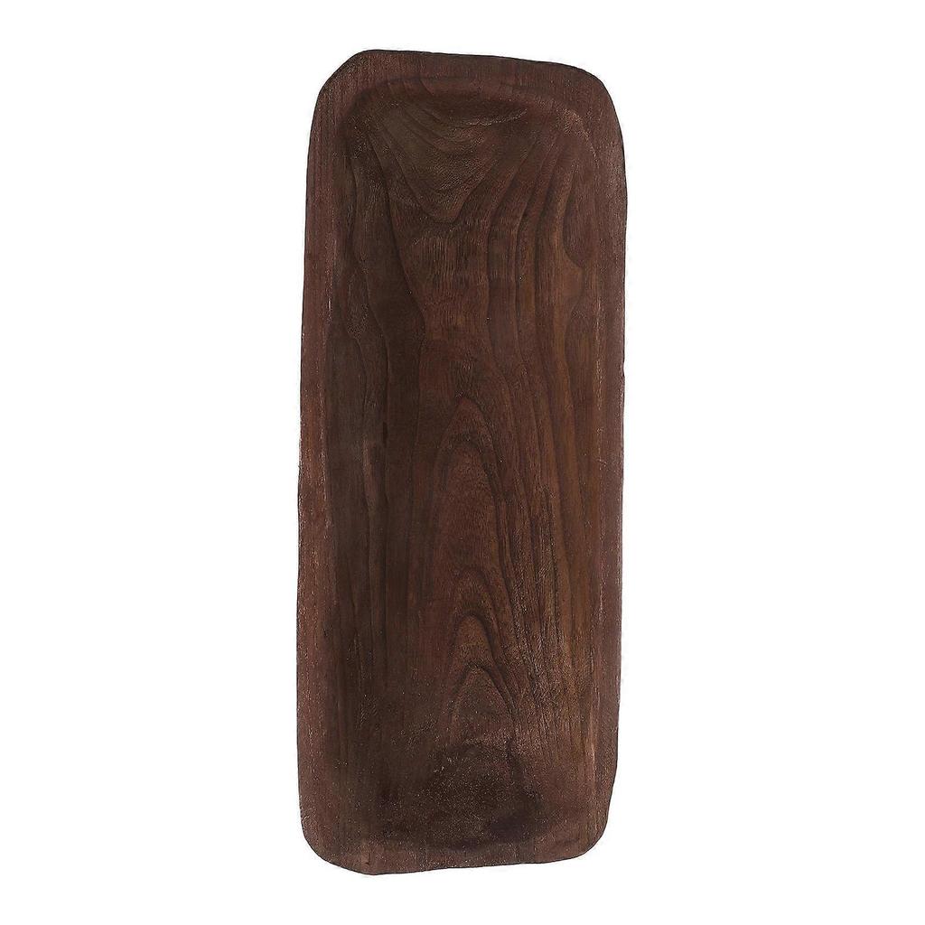 Wooden Bowl: Wooden Tray For Fruit Snacks And Decor - Unique Serving Platter For Dining Table Centerpiece - Snack Bowl For Hotel And Home