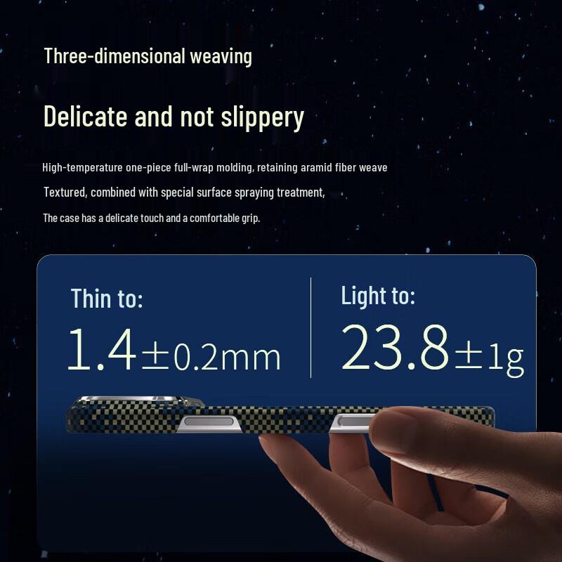 Mr. Blue Ape iPhone 17 Pro Magnetic Aramid Fiber Case