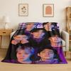 Kpop B-BTS Mode Gruppe Star Flanelldecke Weiche Warme Überwurfdecke für Schlafzimmer Wohnzimmer Bett Reise Camping Picknick Geschenk
