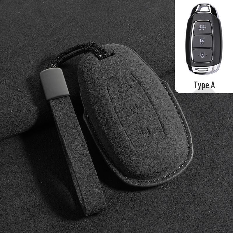 

Suede Key Covers for Beijing Hyundai: ix35, MUFASA, Mingtu, Elantra, Yuena, Sonata