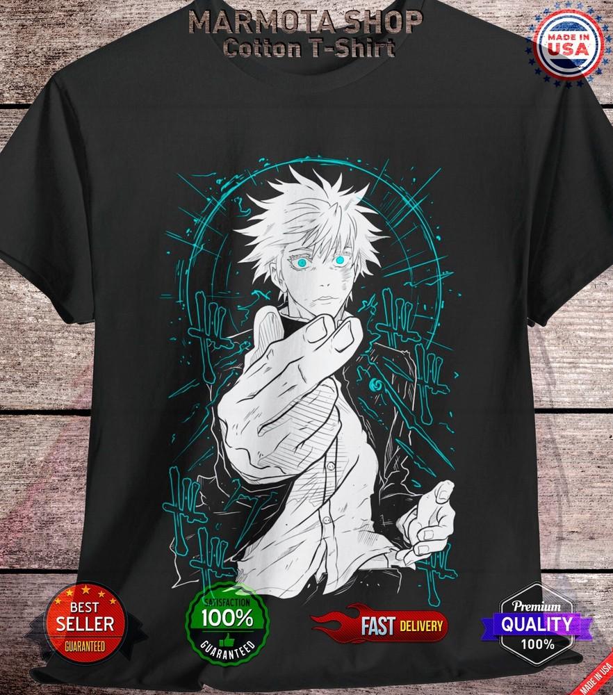 

Футболка Годжо Сатору Магическая битва Сукуна Аниме Японская футболка Манга JJK 3XL