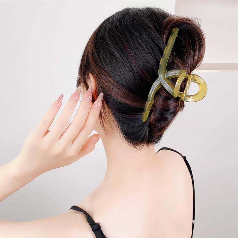 TaTanice Women's Large Hair Claw Clips, 4-Pack