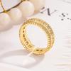 New Gold Square Rhinestone Ring: Luxurious & Unique Women's Hand Jewelry with a Distinct Design
