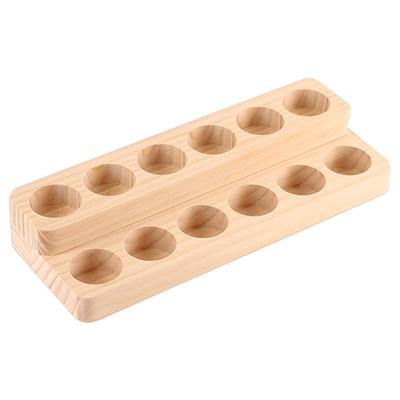 B97A-Essential Oil Storage Solid Wood Essential Oil Rack Essential Oil Bottle Storage Base