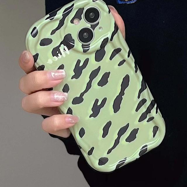 

Нескользящий чехол с коровьим молоком матча для Iphone 11 12 13 Promax 14 Pro Max, милый мультяшный защитный чехол для телефона, задняя крышка, капа For iphone 13