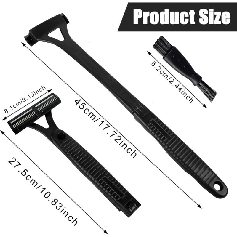 Men's Shaving and Back Hair Removal Shaver Three Layer Blade and Detachable Design Stylish Grooming Accesories for Men