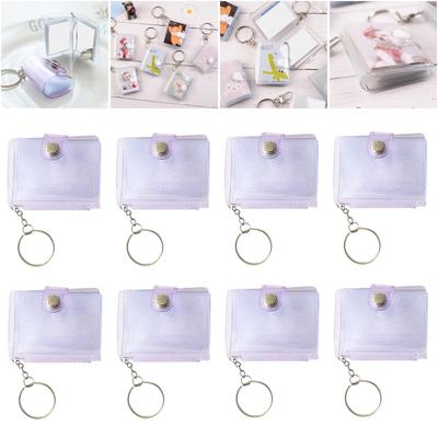 Mini Small Photo Album Keychain Picture Storage Cover for Anniversary Memory