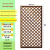 Anti-Corrosion Wood Garden Fence & Climbing Frame for Outdoor Spaces
