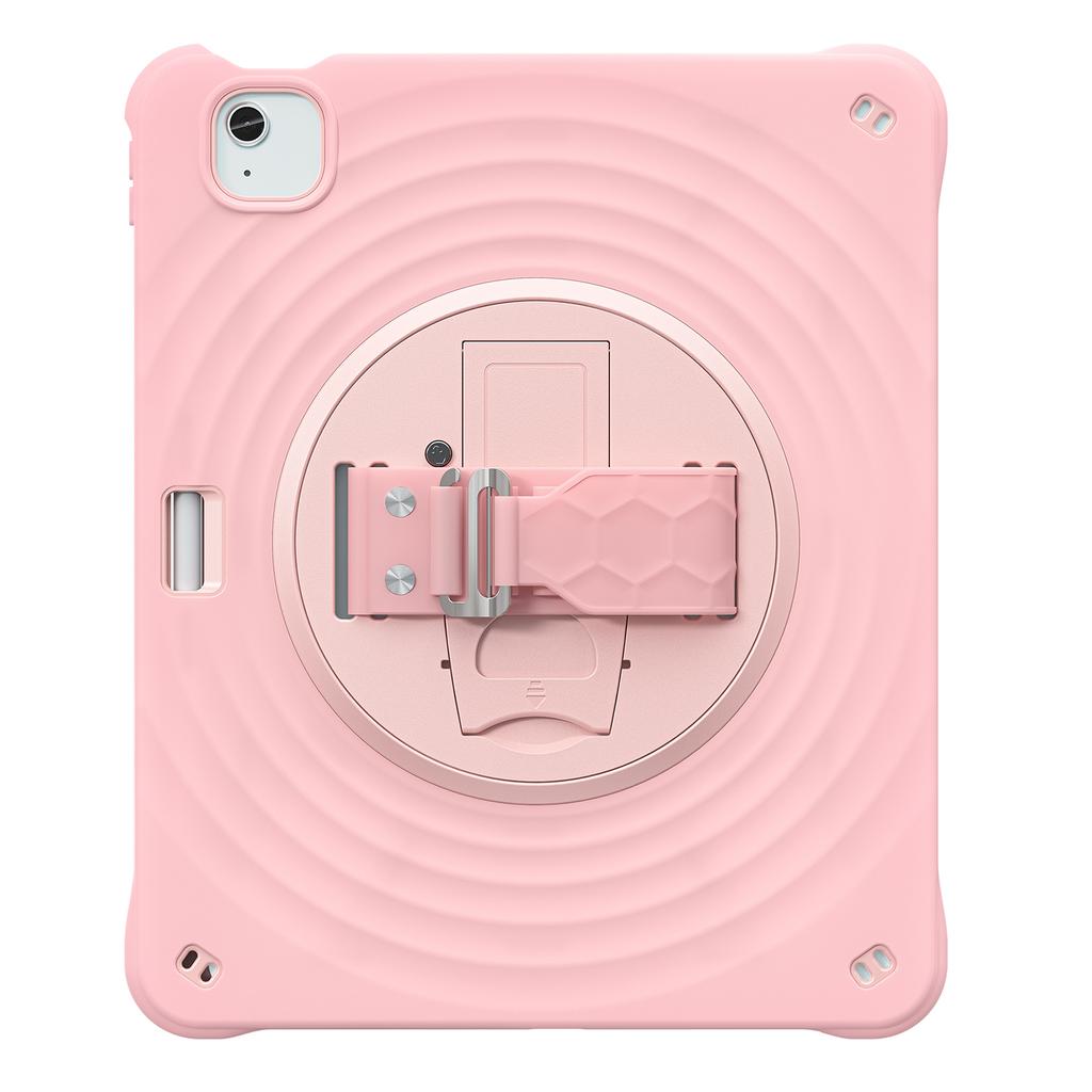 For iPad Air 13 (2025)/(2024)/Pro 12.9 (2022)/(2021)/(2020)/(2018) Case Kickstand TPU+PC+Silicone Tablet Cover