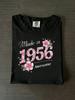 Wo Round Neck Printed Short Sleeve Shirt Manufactu In 1956 Floral Years Comfortable T Shirt Casual S