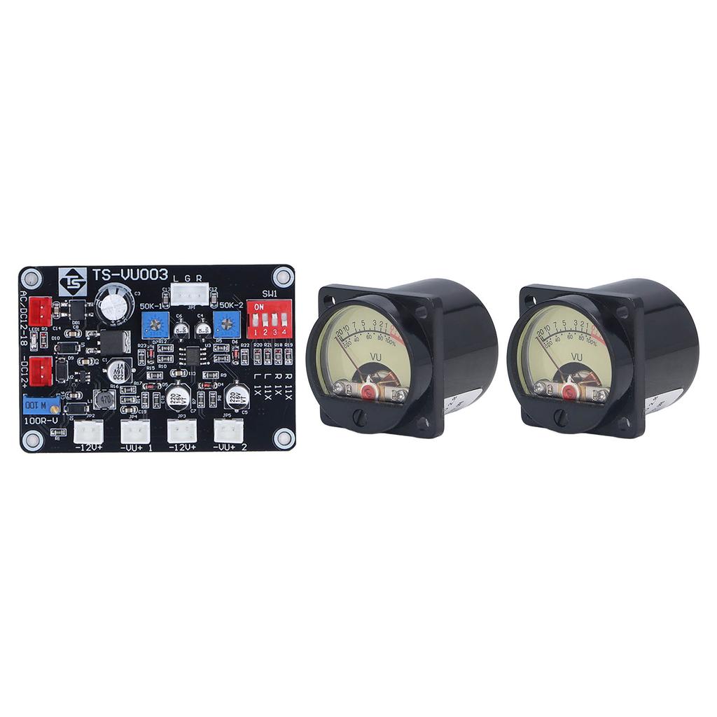VU Meter ABS PCB With Driver Board Cable for DIY Recording Studio Medical Equipment