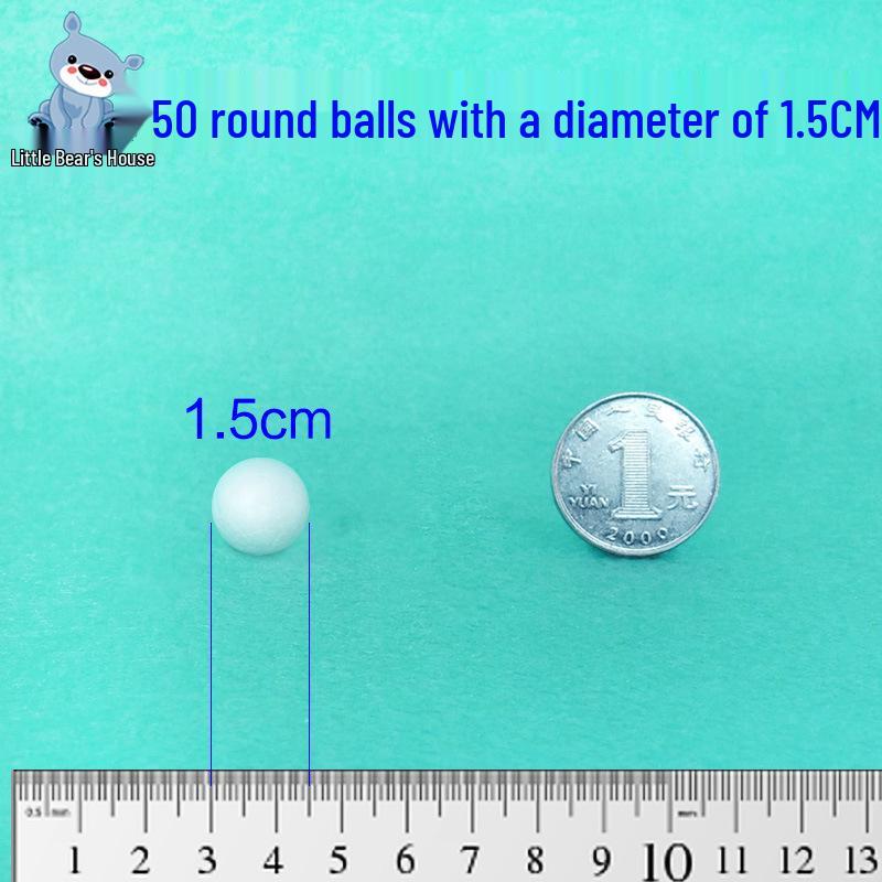 Solid White Styrofoam Balls for Wedding and Festival Decorations - DIY Round Foam Balls
