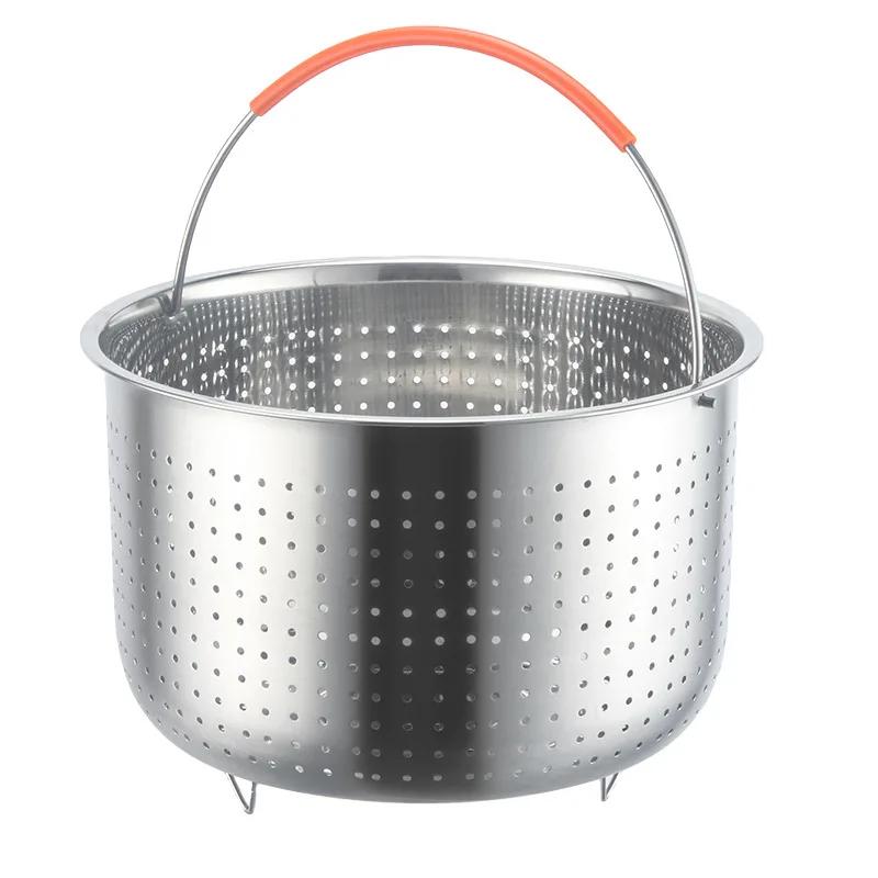 Steamer Cookware-Steamer Basket for Instant Pot, Vegetable Steamer Basket Stainless Steel Steamer Basket Insert for Pots (3-8qt)