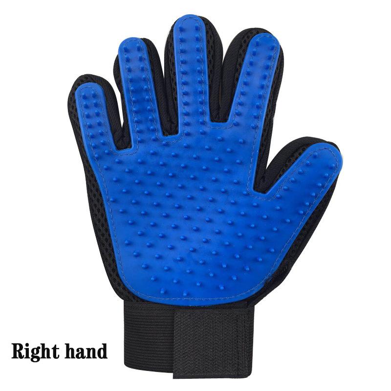 Rękawica do usuwania sierści zwierząt domowych Delikatna szczotka do pielęgnacji kota do masażu zwierząt Kąpiel z długim lub krótkim futrem Czyszczenie psów