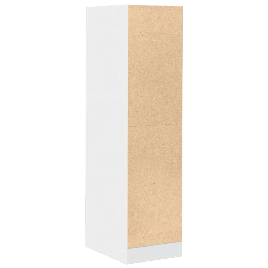 Vidaxl Szafka Apteczna, Biała, 30X41X118 Cm, Materiał Drewnopochodny