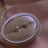 Girls Sweet and Cool Cute Smiling Face Five-pointed Star Earrings Mini, Small and Cold Style New Style