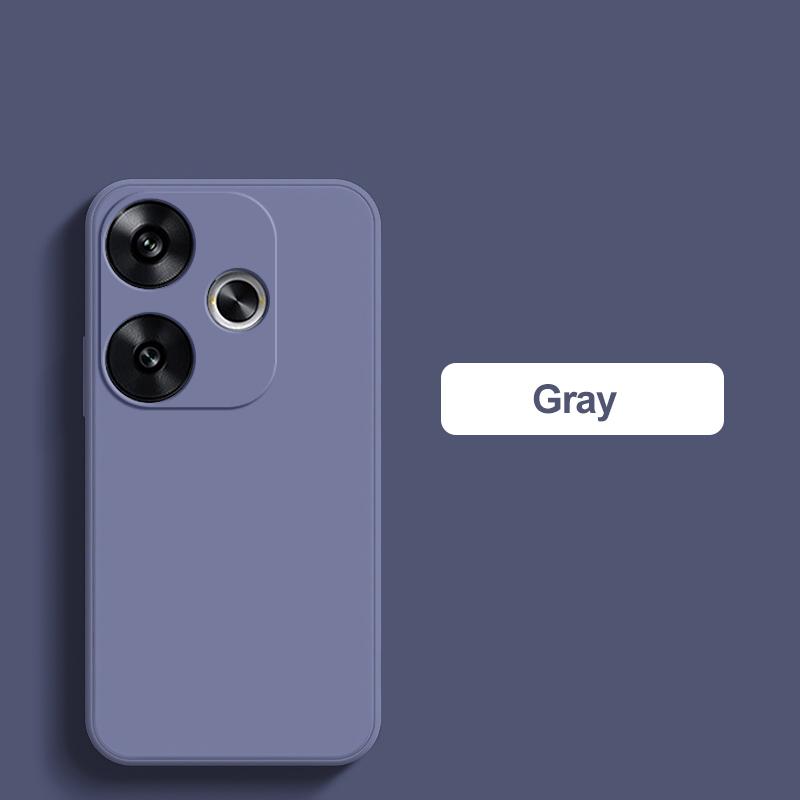 For Redmi Turbo 3 Turbo3 5G Case Luxury Square Liquid Silicone Phone Case For Xiaomi Redmi Turbo 3 Turbo3 Shockproof Soft Back Cover