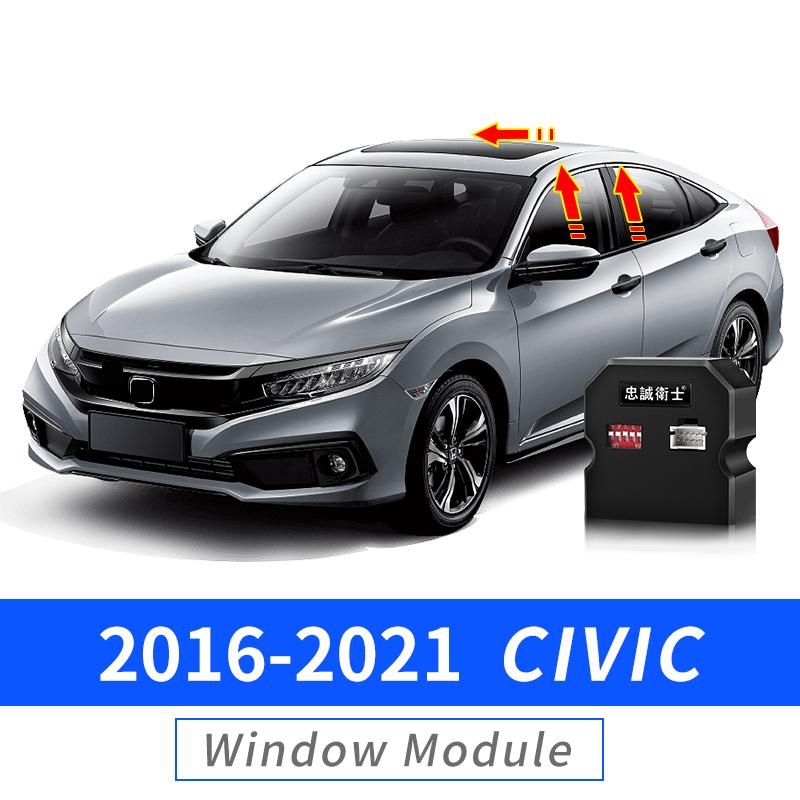 

For 2008- Honda Accord/Civic/Type Lock Car Automatic Window Closing and Folding Rearview Mirror, OBD Module Accessories 2016-2021 Civic