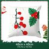Christmas Themed Decor Pillowcase Printed Polyester 40/45/50Cm Throw Pillowcover Decorative Sofa Cushion Pillowslip Home Decor