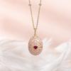 Elegant Retro Style Necklace Copper 2.7 Cm 1 Pc