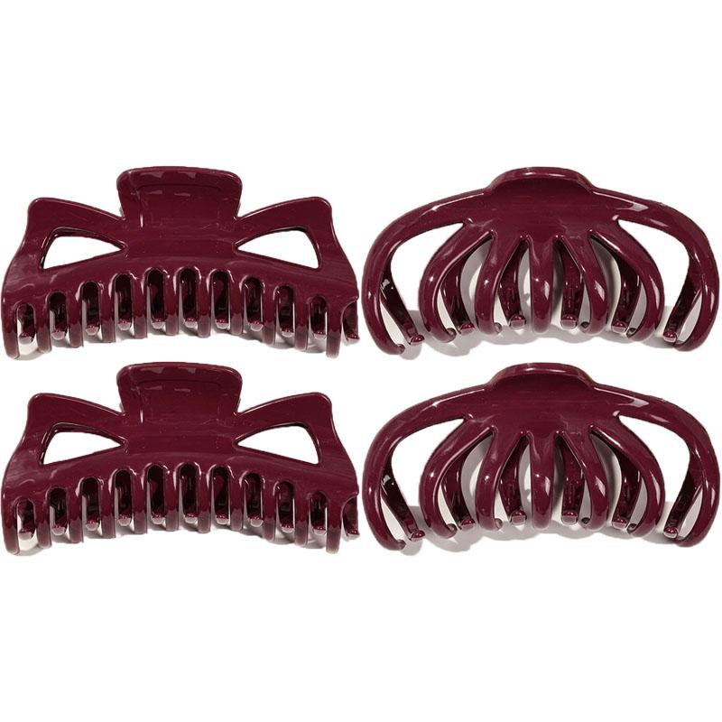 Korean Style Acrylic Solid Color Hair Clip Women's High-end Fashion Shark Clip Hair Accessories