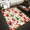 Christmas-themed Ornaments and Patterns Rug Non-slip Rug Suitable for Living Room and Bedroom Sofas