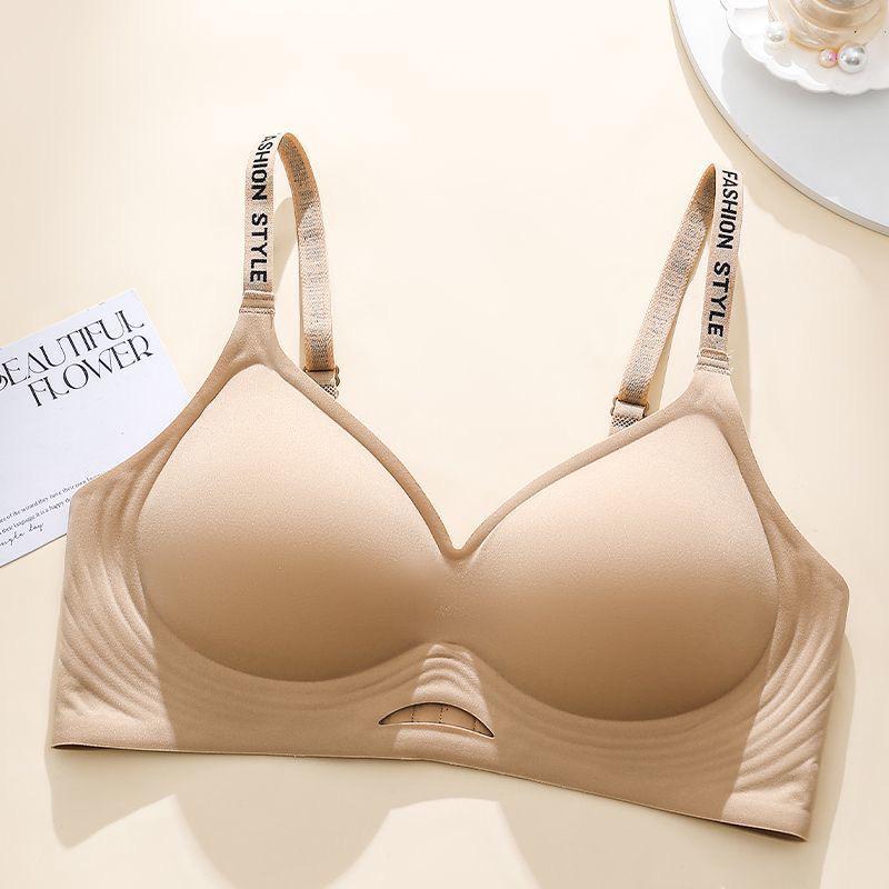 Seamless Push-Up Bra for Small Busts – Uplift Support, Anti-Sagging, Elegant Back Design