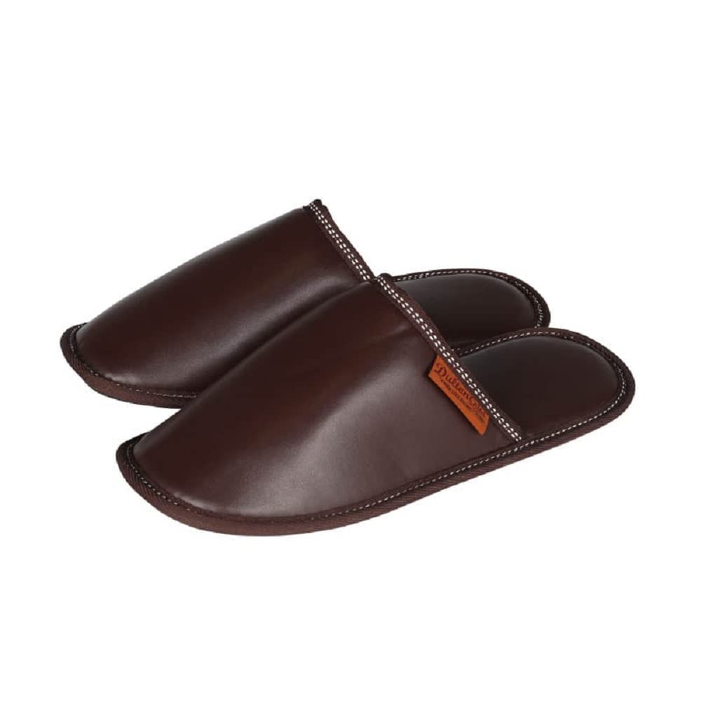 Dulton Room Shoes PU Slippers EV Brown Comfortable to wear Storage bag included Indoor slippers Height 100 x Width 130 x Depth 300 mm Men's