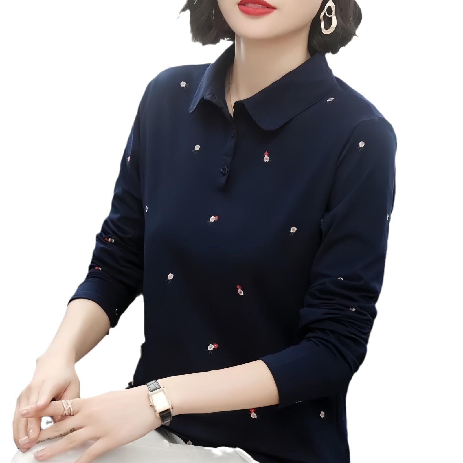 

Футболка с длинным рукавом для женщин, мам, женская весна и осень, новые женские футболки больших размеров, узкие топы 5XL