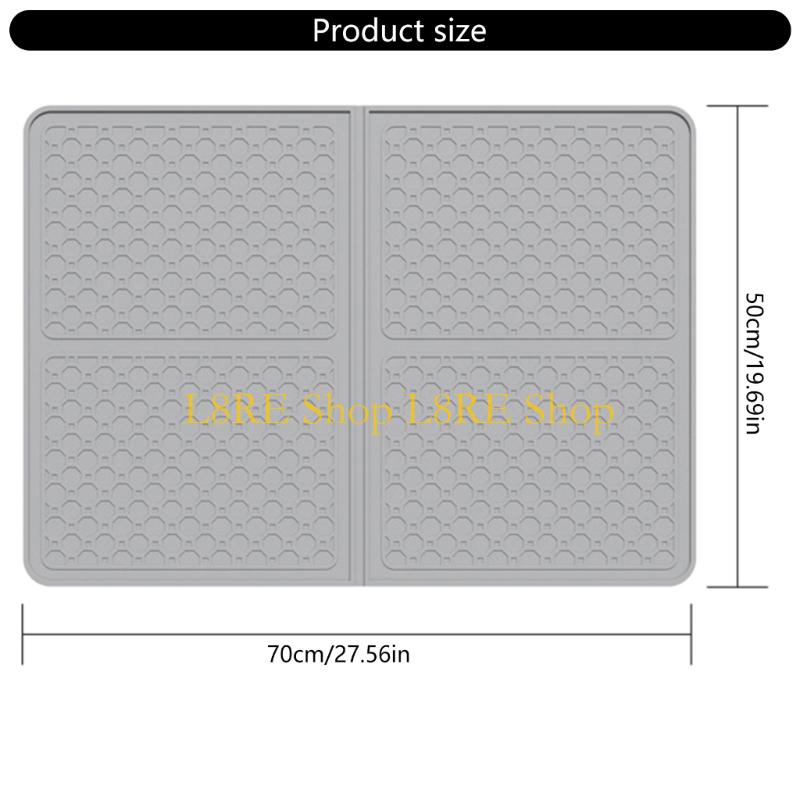L8RE Anti Slip Electric Stove Protectors Mat with Airflows Design for Kitchen