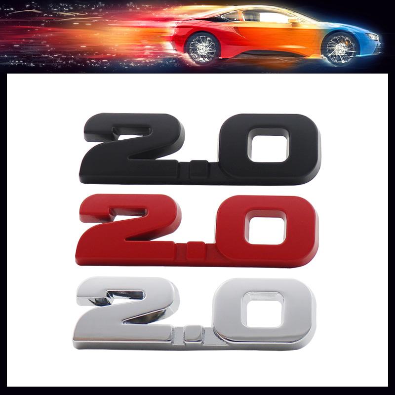 3D Premium 2.0 for Car Fender Trunk Rear Bonnet Decal Emblem Badge Sticker Accessories