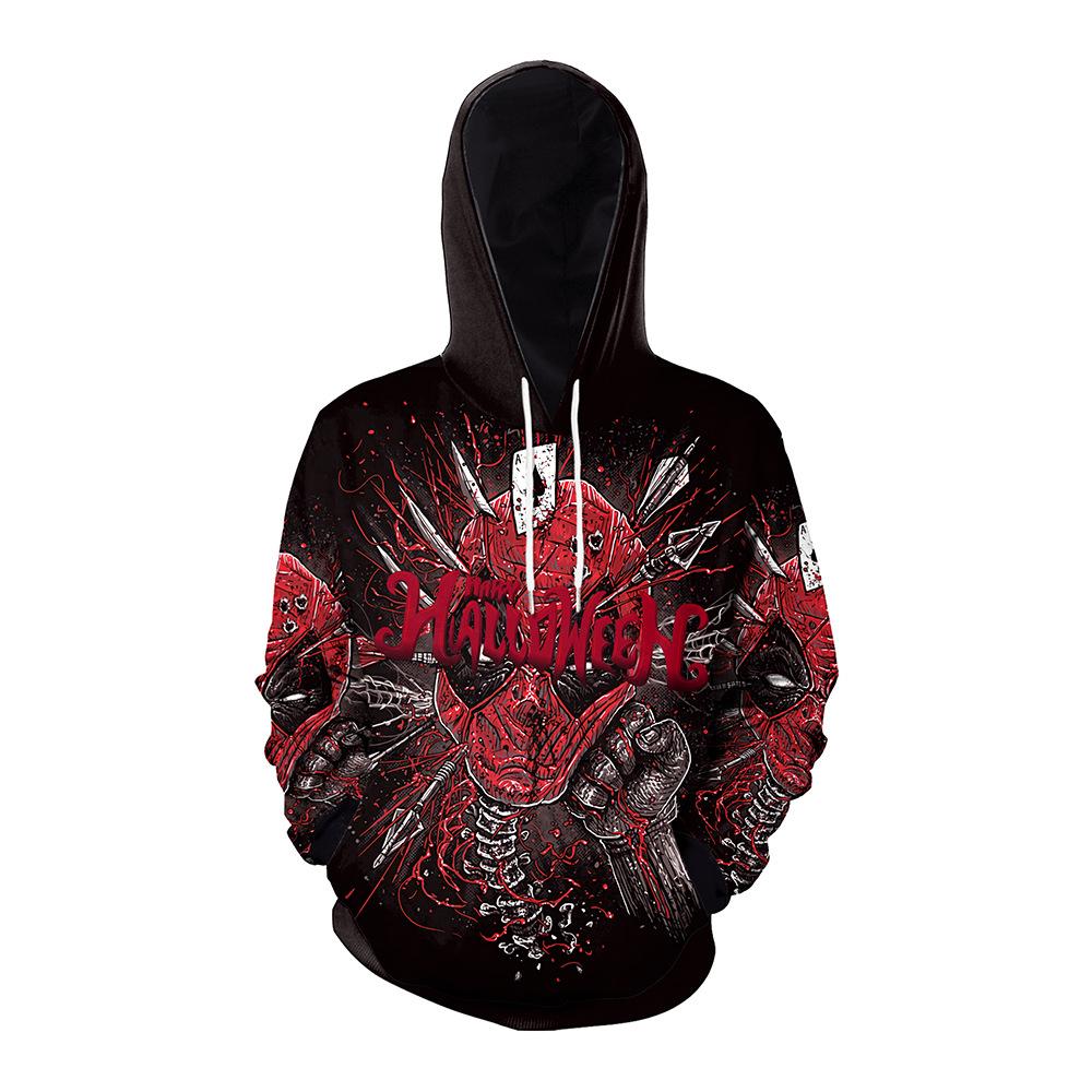 Autumn and winter new Halloween street show clothes couple sweater top