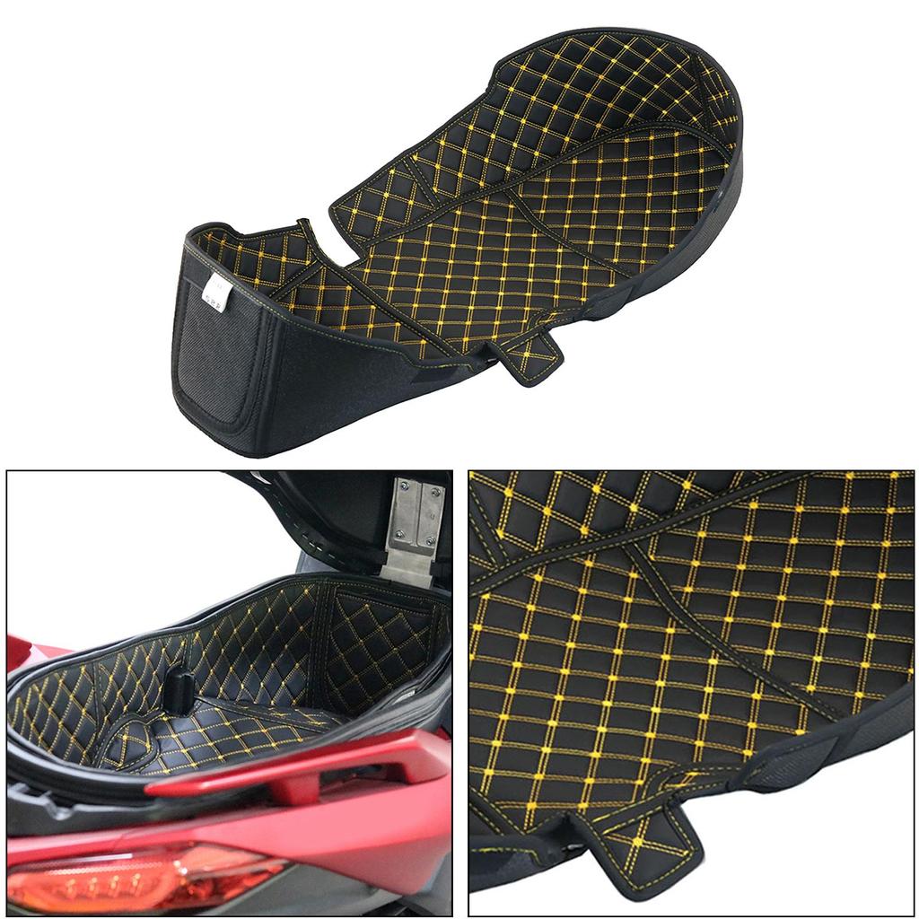 Motorcycle Rear Seat Trunk PU Leather Compatible with 300/400/225 2017-