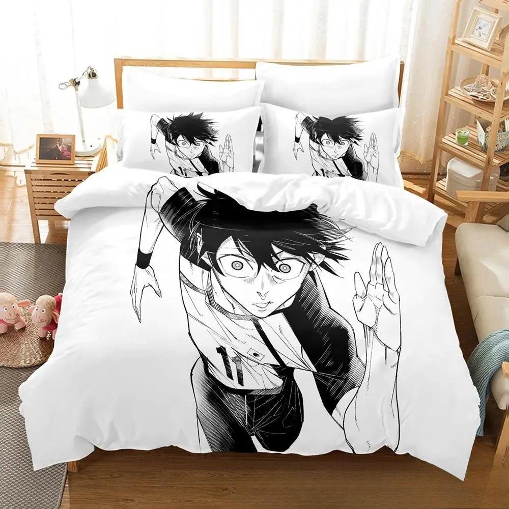 Bachira Blue Lock Bedding Collection Single Twin Full Queen King Size Aldult Boys Bedroom Duvet Covers 3D Anime With Bed Linen Collection