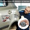 A25F-4 Magnetic Tray Bowl Stainless Steel Pickup Tool With Magnetic Pin Bolt Holder Round Magnetic Parts Tray For Mechanic's