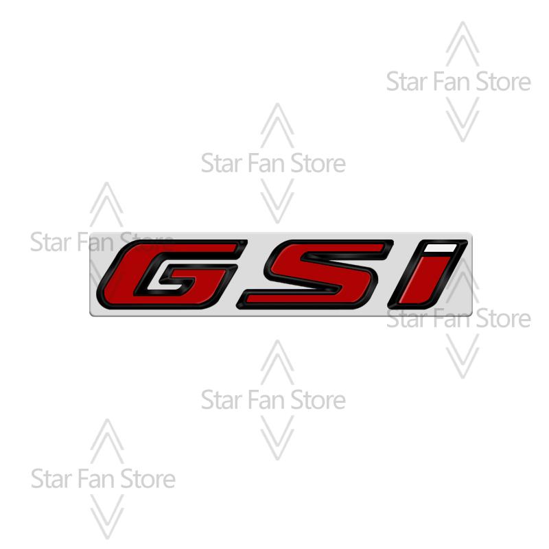 

Metal GSI Badge 3D Stickers Car Trunk Body Emblem Decal Styling For Opel Adam Meriva Insignia Mokka Zafira Junior Vauxhall VXR